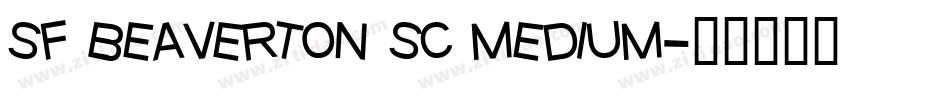 sf beaverton sc medium字体转换